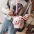 Korean Style Pink Pig Plush Bag Women's Cute Handbag Ins Student Shoulder Messenger Bag Crane Machines Doll Bag