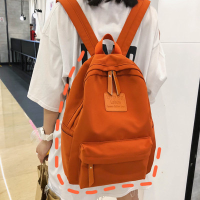 Vintage Style Girl's Schoolbag Simple Fashion Ins Style College Students' Backpack Campus Retro Mori Style Artistic Backpack