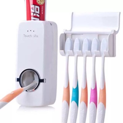 L80 Toothbrush Holder Customizable Automatic Toothpaste Squeezer Set Lazy Toothpaste Holder High-Profile Figure Toothbrush Holder Wholesale