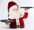 Christmas Decoration Santa Claus Tray Snowman Resin Craft Ornament Independent Station New Product