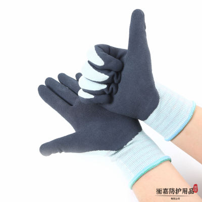 2021 New Nylon and Spandex Material Labor Gloves Industrial Protective Gloves Summer Cool Breathable