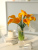 Common Calla Artificial Flower High-End Pu Feel Table-Top Decorations Fake Flower European Style Home Living Room Decoration Sample Room Decoration