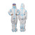 A Disposable Children's Protective Clothing Women's Small Size Non-Woven Fabric Coverall Hooded Laboratory Isolation Gown Spot