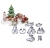 8pcs Stainless Steel Christmas Cookies Mold Baking Supplier