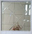 Crystal Glass Edging Mosaic Tile TV Background Wall Square Decorative Mirror Frosted Tile and Wall Sticker
