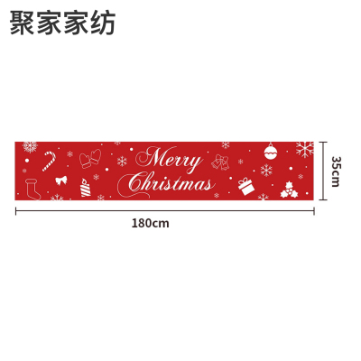 Linen Tablecloth Christmas Dining-Table Decoration Table Runner Amazon New Christmas Party Dinner Decorations Tablecloth
