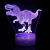 Crack Base 3D Lamp Dinosaur Small Night Lamp USB