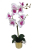 High Quality Real Touch PU Orchid Phalaenopsis Leaf Artificial Flower Potted Plants Wedding Party Micro Landscape Home D