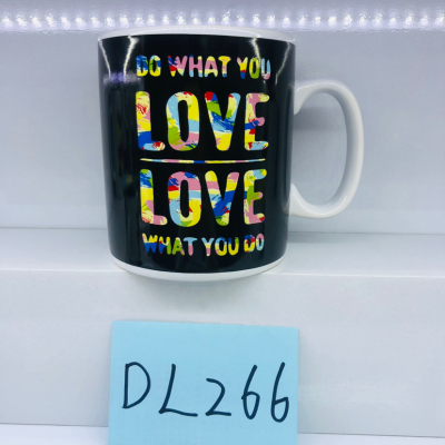 Dl266 Follow Your Heart to Be Yourself 900ml Large Cup 30 Oz Ceramic Cup Daily Use Articles Mug2023