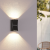 [K Shape Wall Lamp] LED Wall Lamp Bedroom Bedside Hotel Balcony Lighting Three Color Variable Light Indoor Outdoor Waterproof Wall Lamp