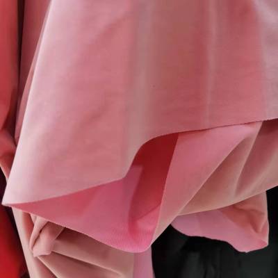 Spot Goods Hong Kong-Shaped Velveteen Velvet Bright Velvet Korean Velvet Clothing Fashion Toy Sofa Fabric