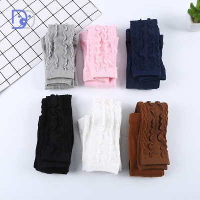 Crawler Wholesale Girls' Autumn and Winter Clothes Pants Medium and Large Children Ruffles Dancing Leggings