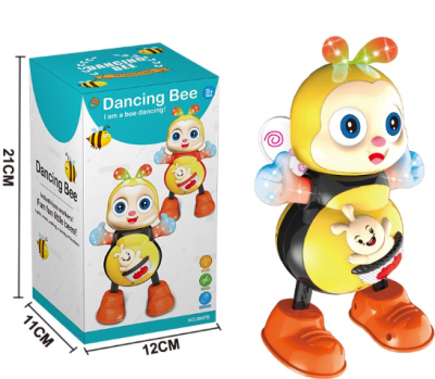 Children's Toy Electric Universal Cartoon with Light and Music Rotating 5D Cartoon Toy