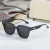 New Fashion Sunglasses Women Korean Large Rim Sunglasses Men Ins Internet Hot Fashionable Sunglasses Driving Sunglasses