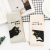 New Simple Cat Pencil Case Creative Cartoon Student Stationery Storage Bag Large Capacity Pencil Case Pencil Case