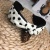 Korean Korean Style French Retro Dot Satin Extra Wide Hair Band Fabric Cross-Knotted Wide Brim Hair Band