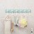 Minimalist Japanese Style Single Row Six Hook Kitchen and Bathroom Multi-Purpose Viscose Waterproof 6 Linked Amazon Wish Hot Sale