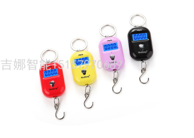 WH-A21 Keychain High Precision Small Portable Handheld Scale Luggage Scale Maximum Load-Bearing 25kg