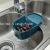 Creative Kitchen Saddle-Style Draining Basket Sink Kitchen Wet Garbage Sponge Rack Draining Filter Storage Dish Rack