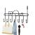 Hook Hook Punch-Free Hanger behind the Door Wall-Mounted Seamless Hook Rack behind the Door Iron Hanger