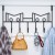 Punch-Free Door Back Coat Hook Wall-Mounted Nail-Free over the Door Storage Rack Door Back Hanger Clothes Storage Rack