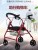 Elderly Shopping Cart Elderly Trolley Portable Folding Shopping Cart Crutches Rollator for Foreign Trade