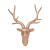 High quality new resin deer head wall decoration pure color 