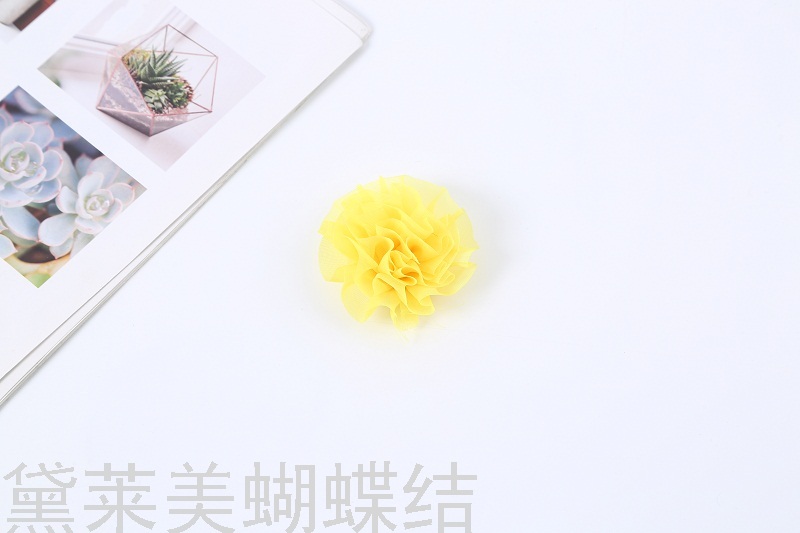 手工花蝴蝶结头花鞋花帽花服装辅料珍珠帽花