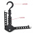 Colorful Multifunctional Flexible Foldable Hanger Wet and Dry Travel Space Magic Hanger Portable Hanger