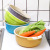 Double-Layer Vegetable Washing Basket Plastic Bowl Strainer Kitchen Washing Basket Vegetable Drain Basket Wash Fruit Basket Draining Basin Fruit and Vegetable Basket