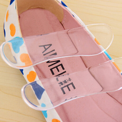 Invisible High Heels Heel Grips Transparent Silicone Two Pieces Heel Cushion Pad Heel Grips Anti-Blister Non-Heel Leather Shoe Pad
