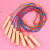 Elementary School Students Standard Skipping Rope Children Fitness Wooden Handle Jump Rope for One Person School Sports Supplies Student Stationery Factory Wholesale