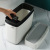 Creative Nordic Plastic Trash Can Household Kitchen Bathroom Press Type Toilet Wastepaper Basket Gap Sorting Trash Bin
