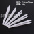Plastic Tweezers Pp Lampwick Transparent Slim Clip Hardened Non-Slip Tight Clip Tweezers White Exclusive for Foreign Tra