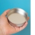 High-Profile Figure Touch Sugar Sugar Cake Package round Iron Box 90 round Silver Tinplate Packing Box in Stock Wholesale