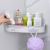 S28-5307 European Style Punch-Free Bathroom Drain Space-Saving Mobile Installation Wall-Mounted Triangle Storage Rack