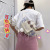 Korean Style Ins Cute Plaid Slanted Chest Bag Women's 2021 New Cartoon Shoulder Bag Student Casual Canvas Waist Bag