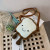 Korean Ins Toast Bread Plush Bag Funny Cute Crossbody Bag Personality Ugly and Cute Student Shoulder Doll Bag