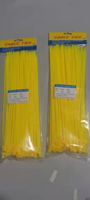 Nylon Cable Tie 5 * 300mm Cable Tie Rope Yellow Green Red Blue Nylon Clips Fixed Ratchet Tie down