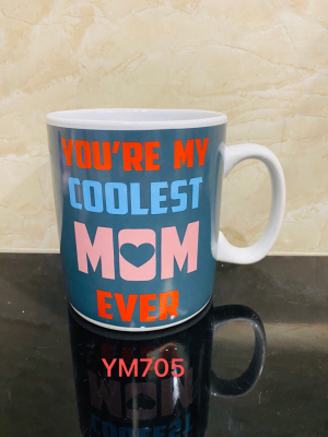 Ym705 the Coolest Mother 900 Ml Oversized Ceramic Cup Mother's Day Mug Life Department Store Water Cup2023