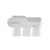 S28-5309 Punch-Free Wall-Mounted Dustproof Drain Toothbrush Bathroom Wash Makeup Tableware Storage Storage Rack