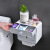 S28-5602 Home Punch-Free Creative Waterproof Wall-Mounted Tissue Box Rack Toilet Paper Box