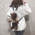Korean Style Cute Plush Backpack Ugly and Cute Bear Doll Backpack Cartoon Large Capacity Shoulder Messenger Bag