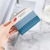 New Wallet Women's Short Korean Style Fresh Stitching Zipper Coin Purse Multiple Card Slots Large Capacity Foreign Trade Versatile Bag