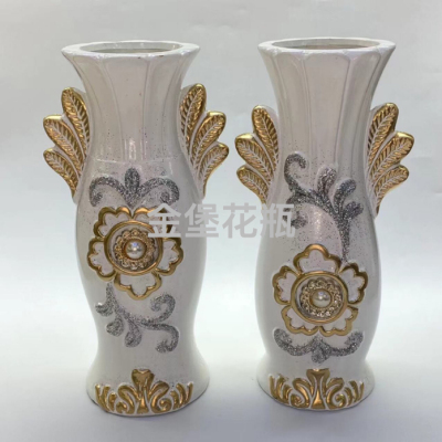 30cm Ceramic Vase with Artificial Flower Vase Flower Decoration Vase Ornaments