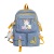 Korean Style Personality Canvas Backpack Female 2021 New Campus Mori Backpack Ins Cute Stitching Student Schoolbag