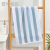 Striped Towel Pure Cotton Yarn Absorbent Supermarket Delivery High-End Boutique Present Towel