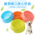 Pet Bowl Candy Bowl Simple Plastic Multicolor round Single Bowl Dog Bowl Food Basin Small Cat Bowl Factory Wholesale