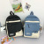 Korean Harajuku Ulzzang High School Student Junior High School Schoolbag Tooling Large-Capacity Backpack Ins Couple Backpack