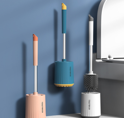 Silicone toilet brush